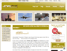 Tablet Screenshot of jetwayhajjgroup.com